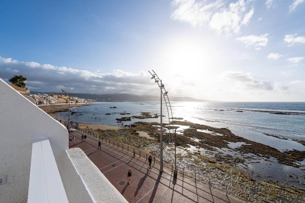 Beachfront Apt With Open Terrace In Las Canteras Apartment ลาสปัลมาส เด กรานคานาเรีย ภายนอก รูปภาพ