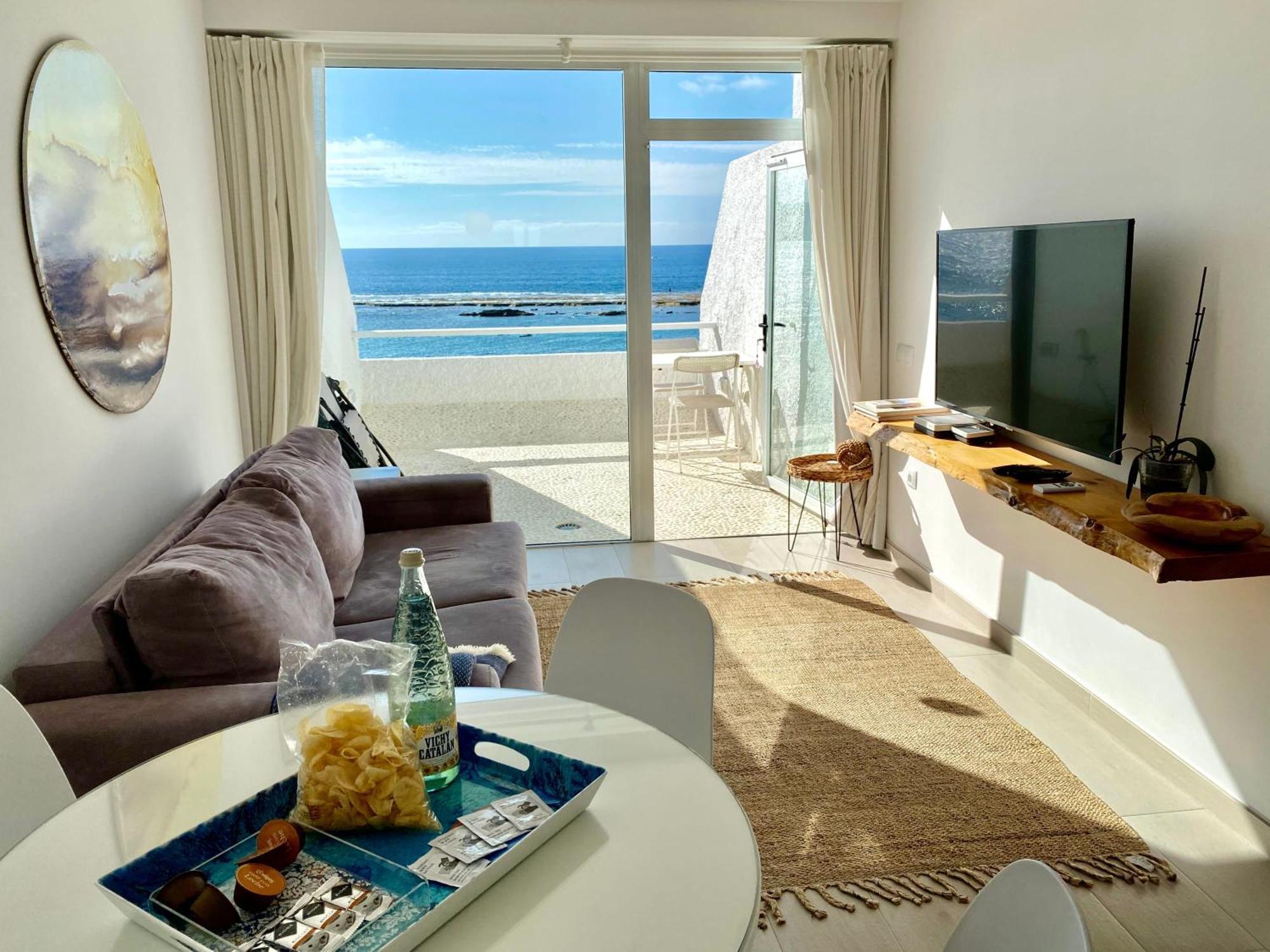 Beachfront Apt With Open Terrace In Las Canteras Apartment ลาสปัลมาส เด กรานคานาเรีย ภายนอก รูปภาพ